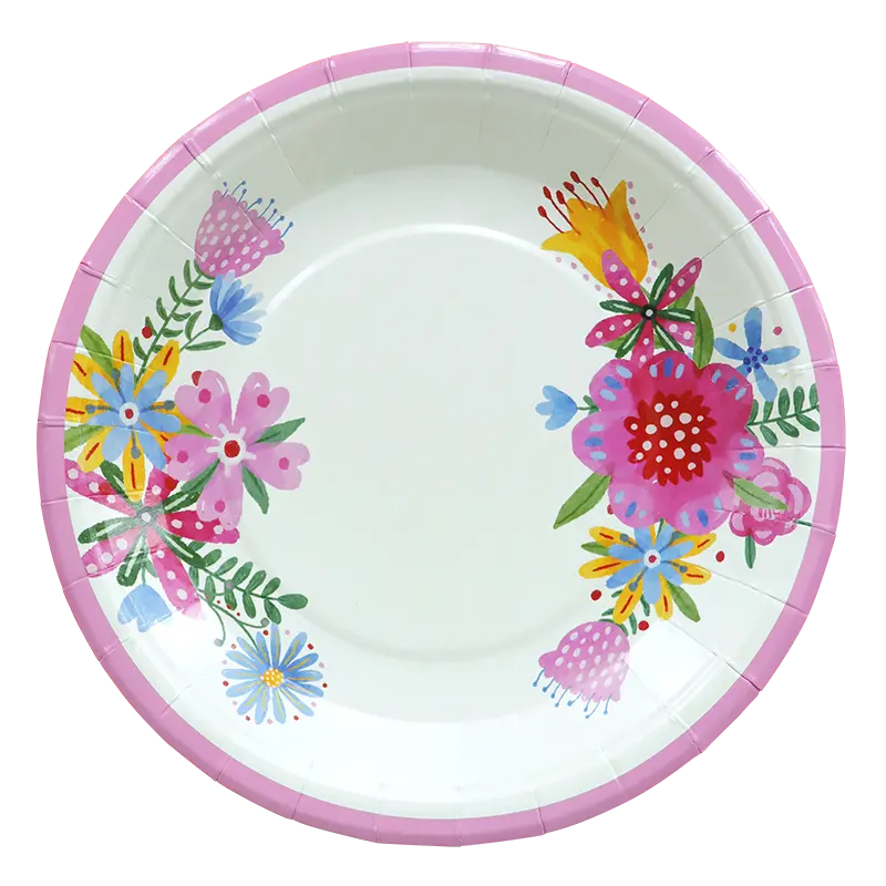 10in and 8.5in Paper Plate Sets 12pcs