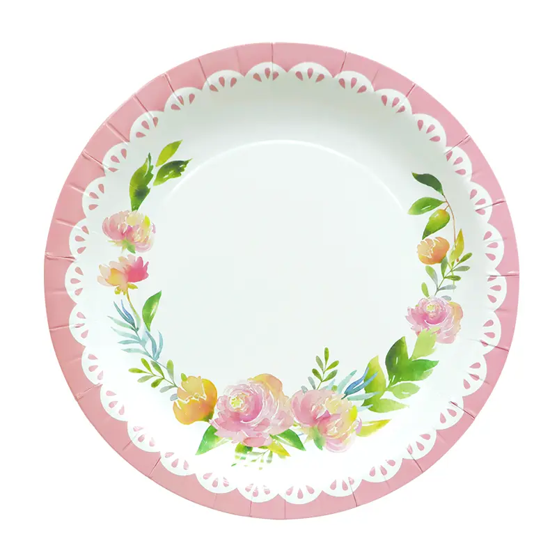 8.5in Round Paper Plates
